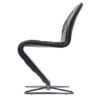 Billede af Verpan System 1-2-3 Dining Chair Deluxe - Divina MD 343/Butterfly Aluminium