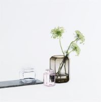 Billede af Louise Roe Jewel Vase Glass H: 26 cm - Smoke