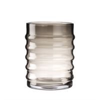 Billede af Louise Roe Wilma Glass Vase Ø: 15 cm - Smoke