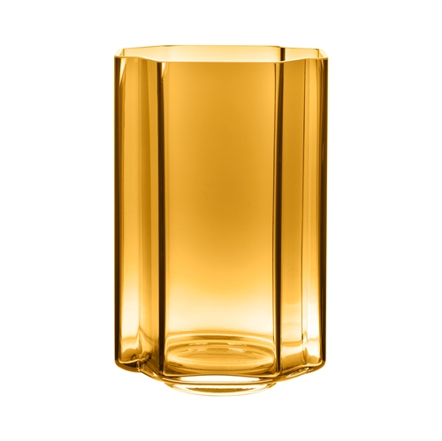 Billede af Louise Roe Funki Vase Asymmetric H: 34 cm - Amber