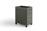 Billede af HAY New Order Trolley/B3 Drawer And Tray Top incl. Lock 34x68 cm - Army