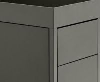 Billede af HAY New Order Trolley/B3 Drawer And Tray Top incl. Lock 34x68 cm - Army