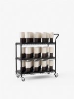 Billede af &Tradition Manhattan SC52 Space Copenhagen Ø: 13 cm - Bronzed Brass/Canvas