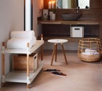 Billede af Cane-line Indoor Sweep Kurv Rund H: 46 cm - Rattan 