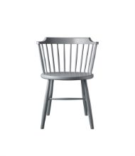 Billede af FDB Møbler J18 Spisebordsstol SH: 45 cm - Lysegrå