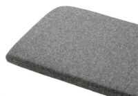 Billede af FDB Møbler R6 Hynde L: 64 cm - Mørkegrålameret uld