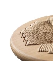 Billede af FDB Møbler J165B Jørgen Bækmark Barstol Rund  H: 75 cm - Natur Flet/Eg