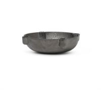 Billede af Ferm Living Bowl Candle Holder Small Ø: 14,6 cm - Black Brass OUTLET