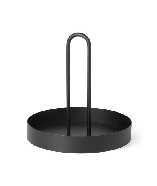Billede af Ferm Living Grib Tray Ø: 28 cm - Black 