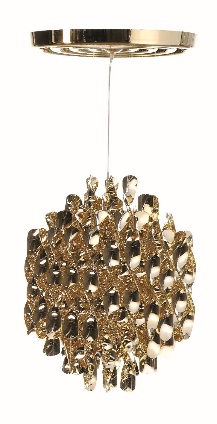 Billede af Verpan Spiral SP1 Pendant Ø: 48 cm - Guld