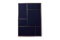 Billede af Please Wait To Be Seated Nouveau Pin H: 89 cm - Navy Blue/Brass