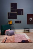 Billede af Please Wait To Be Seated Nouveau Pin H: 89 cm - Navy Blue/Brass