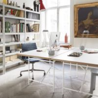 Billede af Please Wait To Be Seated Eiermann Desk H: 66 cm - White/Oak 