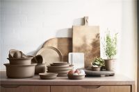 Billede af FDB Møbler V24 Grethe Meyer Ildpot Lille keramiks fad dyb Ø: 15,5 cm - Brun