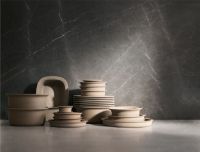 Billede af FDB Møbler V26 Grethe Meyer Ildpot Stor keramiks fad dyb Ø: 25 cm - Brun