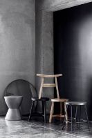 Billede af Muubs Vægspejl Rundt Copenhagen S Ø: 80cm - Sort