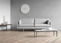 Billede af Erik Jørgensen EJ220 2052 2 Pers. Sofa 86 L: 185 cm - Foss 242/Krom