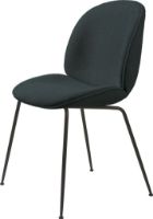 Billede af GUBI Beetle Dining Chair Fully Upholstered Light Bouclé SH: 45 - Black/028
