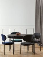 Billede af Verpan Series 430 Chair SH: 47 cm - Harald 192 Black/Black 4 FOR 3 KAMPAGNETILBUD 