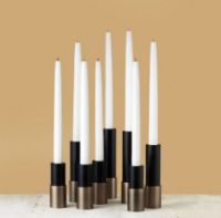 Billede af GUBI Space Candlestick Lysestage H: 17 cm - Antik Brass