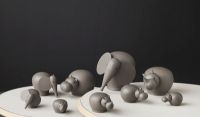 Billede af Woud Nunu Elephant Medium H: 16 cm - Taupe