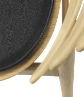 Billede af FDB Møbler R5 Nøje Hynde til J48 41x45 cm - Sort Læder 