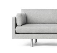 Billede af Erik Jørgensen EJ220 2062 2 Pers. Sofa 100 L: 212 cm - Osumi 11/Krom