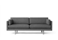 Billede af Erik Jørgensen EJ220 2062 2 Pers. Sofa 100 L: 212 cm - Foss 172/Krom