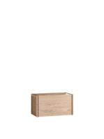 Billede af Moebe Storage Box 60x31 cm - Oak / Black Steel 
