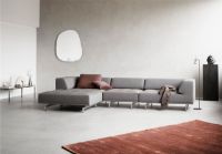 Billede af Fredericia Furniture 450 Delphi Sofa m. Chaiselong L: 325 cm - Steelcut Trio 2/Aluminium 