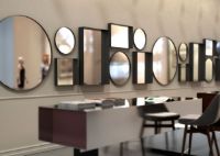 Billede af FROST UNU Spejl 4128 med hylderamme 60x90cm - Mat Sort