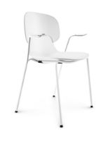 Billede af Eva Solo Combo Spisebordsstol m. Armlæn SH: 45 cm - Hvid