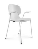 Billede af Eva Solo Combo Spisebordsstol m. Armlæn SH: 45 cm - Grå