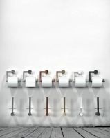 Billede af FROST NOVA2 Toiletrulleholder 1 11,5x14,5cm - Børstet Sort