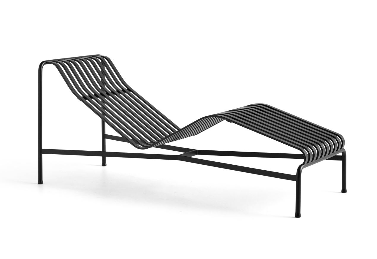 Billede af HAY Palissade Chaise Lounge L: 164,5 cm - Anthracite