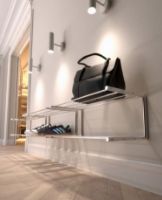 Billede af FROST NOVA Skohylde 2 L: 100cm - Kobber/Mat Sort 