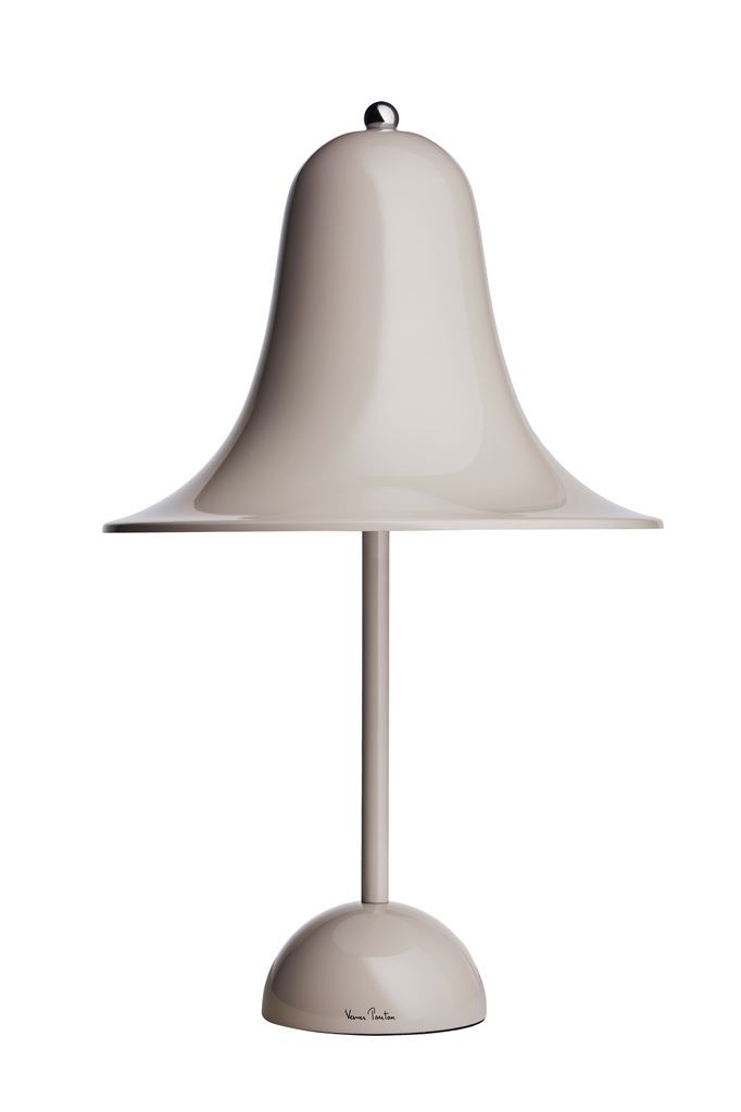 Billede af Verpan Pantop Ø23 Bordlampe H: 38cm - Grey Sand/Glossy Feather Gray