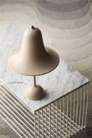 Billede af Verpan Pantop Ø23 Bordlampe H: 38cm - Grey Sand/Glossy Feather Gray