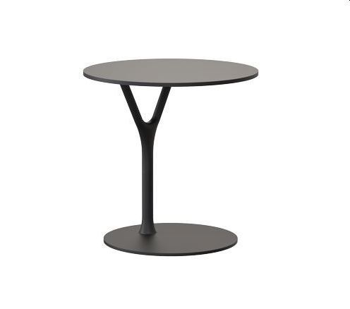 Billede af FROST WISHBONE Sidebord Bord 1 Ø: 45cm - Mat Sort