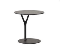 Billede af FROST WISHBONE Sidebord Bord 1 Ø: 45cm - Mat Sort