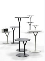 Billede af FROST WISHBONE Sidebord Bord 1 Ø: 45cm - Mat Sort