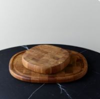 Billede af Piet Hein Supercirkel Hakkeblok Ø: 26cm - Teak