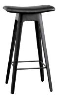Billede af Andersen Furniture HC1 barstol SH: 67 cm - Sort Læder/Sort