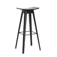 Billede af Andersen Furniture HC1 barstol SH: 80 cm - Sort Finér/Sort
