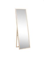Billede af Hübsch Glimpse Gulvspejl 52x167 cm - Natur 
