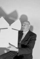 Billede af FLOS Chiara T Bordlampe H: 41cm - Pink Gold/Oxide Red Edge OUTLET