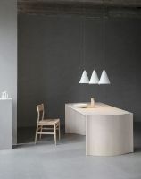 Billede af LYFA Bent Karlby MOSAIK SIDEBYSIDE III 250 Pendel Ø: 25 cm - Mat Hvid OUTLET