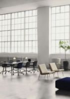 Billede af &Tradition Patch HW1 Extendable Table 180x90 cm - Smoked Oiled Oak w. Griogo Londra 0718 Fenix Nano Laminate & Brass