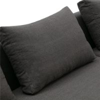 Billede af Wendelbo Edge V.2 Højrevendt Hjørnesofa 289 x 229 cm - Capture 4201/Sort Lakeret Stål