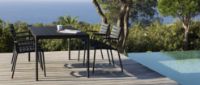 Billede af HOUE Four Dining Table 90x210 cm - Black Alu / Black 
